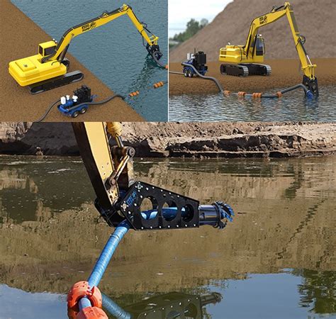 mini dredge excavator|dredge pump attachment for excavator.